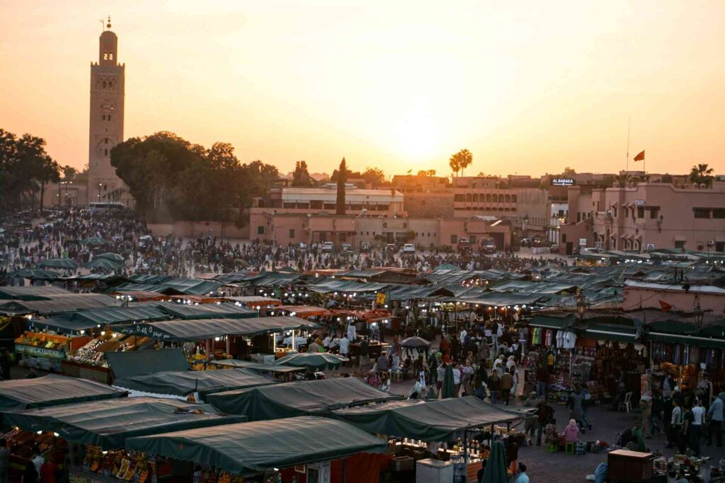 Marokkanischer Markt und Basar